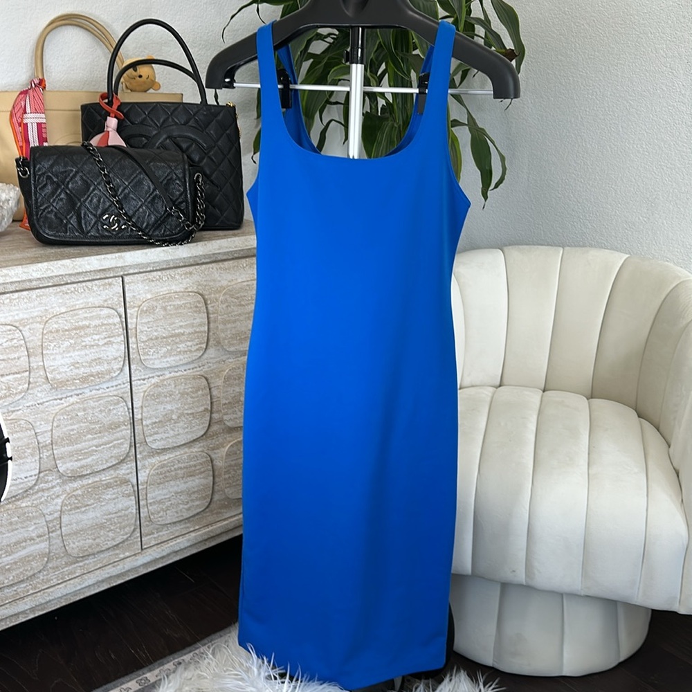 #4 Clearance Dress Blue BodyCon Midi